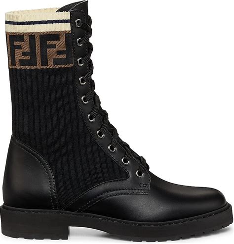 fendi rockoko knit boots